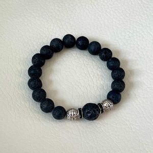π 2/$50 π Black β«οΈ Lava Bead Bracelet